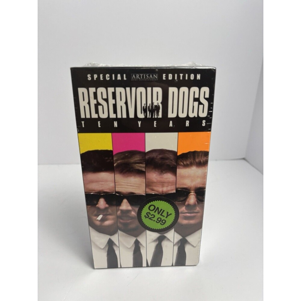Reservoir Dogs (VHS, 1991, 10th Anniversary Edition ) New - Sealed